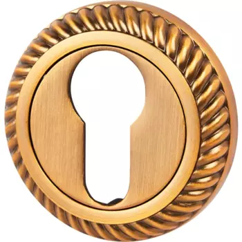 Накладки на цилиндр Puerto ET AL 17 CF 54x54 мм цвет кофе