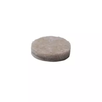 Накладки Standers 16 мм фетр круглые цвет бежевый 16 шт.