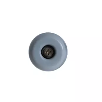 Накладки Standers 30 мм на саморезе круглые цвет серый 4 шт.