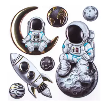 Наклейка Астронавты 325 1 шт.
