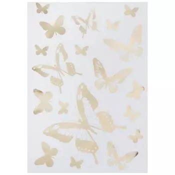 Наклейка «Сияющие бабочки» Декоретто