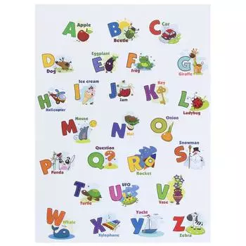 Наклейка «Учим английский с удовольствием» Декоретто