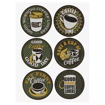 Наклейка «Время кофе» Декоретто