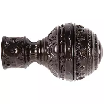 Наконечник «Ампир», металл, цвет венге, 2 см