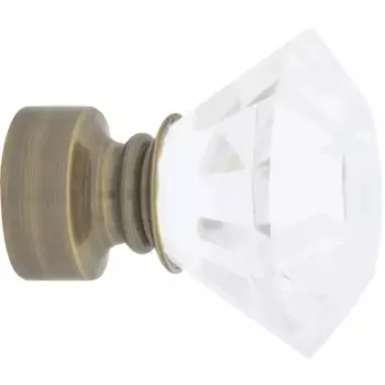 Наконечник для карниза Arttex Алмаз металл цвет золото антик 2.8 см