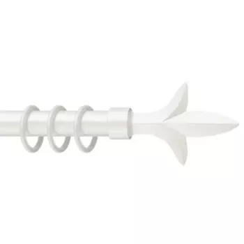 Наконечник для карниза Arttex Лилия металл цвет жемчужный 2 см