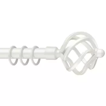 Наконечник для карниза Arttex Шар кованый металл цвет жемчужный 2 см