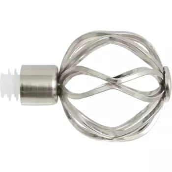 Наконечник Фонарик Inspire металл цвет хром 20 см 2 шт.