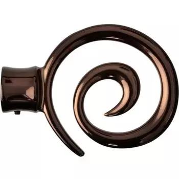 Наконечник «Гипноз» металл цвет коньяк 2 см 1шт.