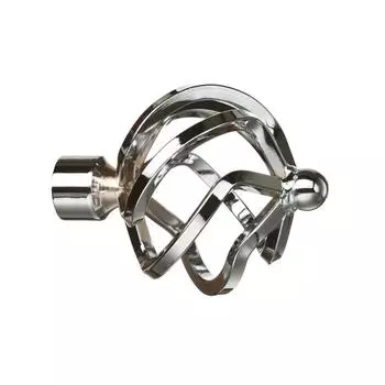 Наконечник «Глобус» 9.5 см цвет хром