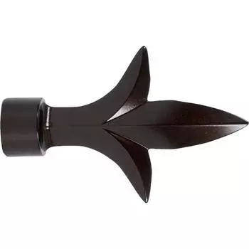 Наконечник «Лотос» металл цвет венге 2 см 1шт.