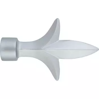 Наконечник Orbis Лотос, металл, цвет серебро, 10 см