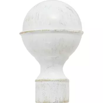 Наконечник Шар большой Inspire алюминий цвет белый классик 20 см