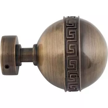 Наконечник «Шар», цинковый сплав, цвет золото антик, 2.8 см