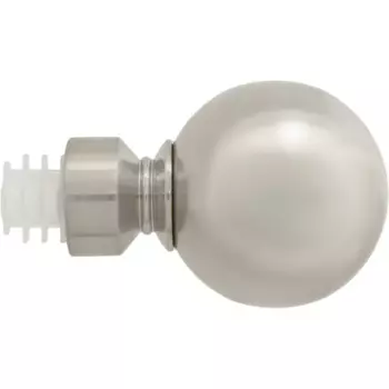 Наконечник Шар Inspire металл цвет хром 20 см