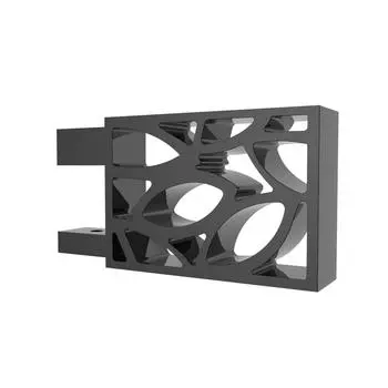 Наконечник Шарм металл цвет черный 61 см