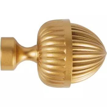 Наконечник «Шишка» цинковый сплав цвет золото матовое 2 см 1шт.