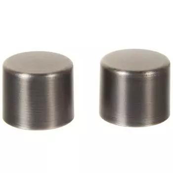 Наконечник-заглушка 2 см цвет титан