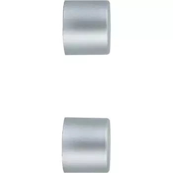 Наконечник-заглушка Orbis металл цвет серебро 2 шт