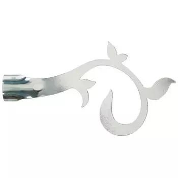 Наконечник Inspire «Завиток плоский» 15 см цвет хром