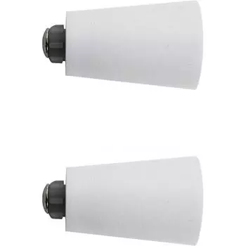 Наконечники Inspire Поммель металл 6 см цвет белый 2 шт