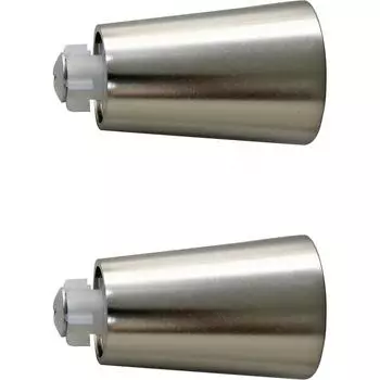 Наконечники Inspire Поммель металл 6 см цвет никель 2 шт