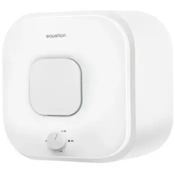 Накопительный водонагреватель электрический 15 л Equation EQ 15 O 2 кВт эмалированная сталь мокрый ТЭН