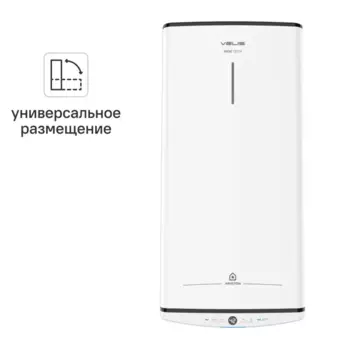 Накопительный водонагреватель электрический 80 л Ariston Velis Tech Inox PW ABSE 80 2.5 кВт нержавеющая сталь мокрый ТЭН