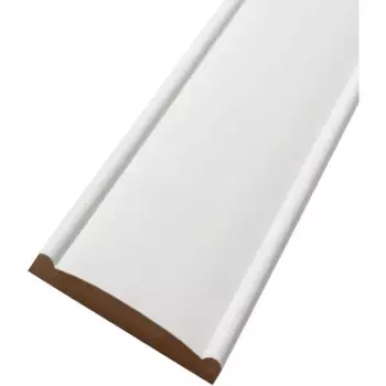 Наличник МДФ Вайнскот эмаль белый 2070x80x10 мм