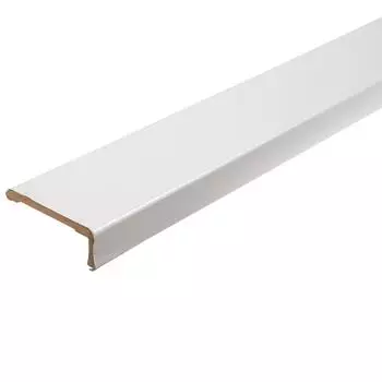 Наличник телескопический Афина/Эллада/Аттика/Халика 2200х71х6 мм полипропилен цвет белый