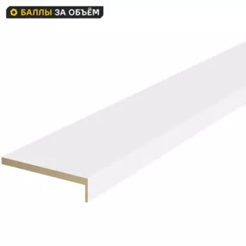 Наличник телескопический Эмили/Бланка/Стэп 2150x70x8 мм полипропилен цвет белый