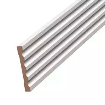 Наличник Вайнскот-2 эмаль белый 2200x80x12 мм