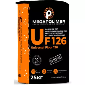 Наливной пол Megapolimer Universal Floor 126 25 кг