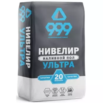Наливной пол Нивелир Ультра 999 20 кг