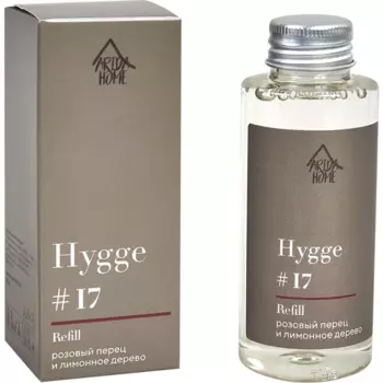 Наполнитель для ароматического диффузора Arida Home Hygge 17 Розовый перец/лимонное дерево 100 мл