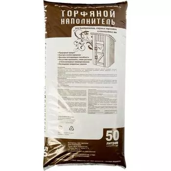 Наполнитель для биотуалетов торфяной 50 л