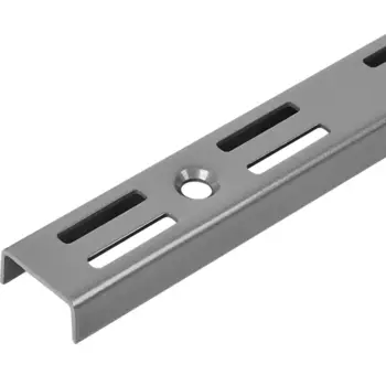 Направляющая двухрядная Spaceo 250 см цвет серый