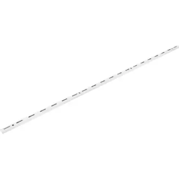 Направляющая однорядная Spaceo 200 см цвет белый