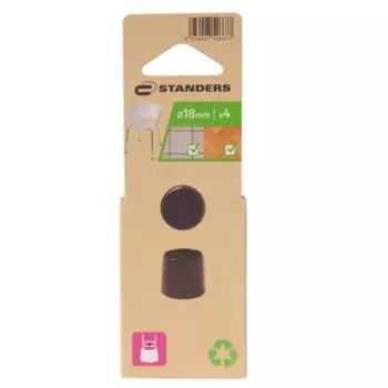 Насадка пластик 18 мм, цвет черный, 4 шт.