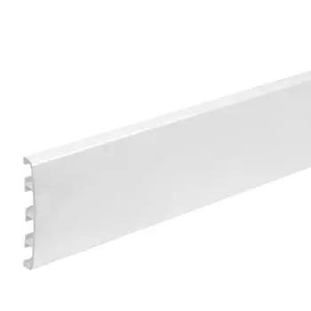 Нащельник на клипсах 75x10x1500 мм белый