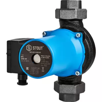 Циркуляционный насос Stout 32/8 180 мм с гайками 1 1/2"