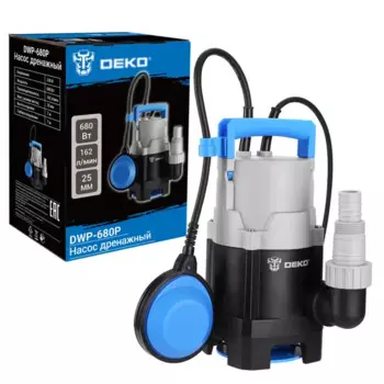 Насос погружной дренажный для грязной воды Deko DWP-680P 9750 л/ч