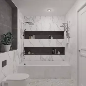 Настенная плитка Axima Оштен 30x60 см 1.62 м матовая цвет белый