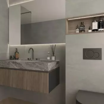 Настенная плитка Шахтинская Плитка Фрида 25x40 см 1.4 м цвет светло-серый