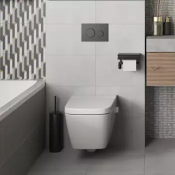 Настенная плитка Шахтинская Плитка Урбан низ 04 25x40 см 1.4 м цвет серый