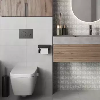 Настенная плитка Шахтинская Плитка Урбан верх 01 25x40 см 1.4 м цвет серый