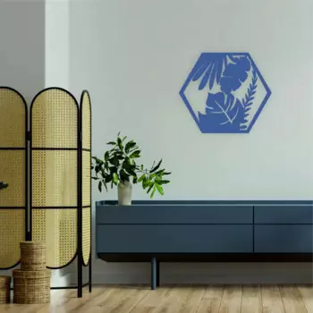 Настенное панно "Листочки" дерево 44x36 см