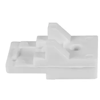 Настенный кронштейн для шинного карниза Kreaforta Pro 2 см пластик цвет белый 2 шт.