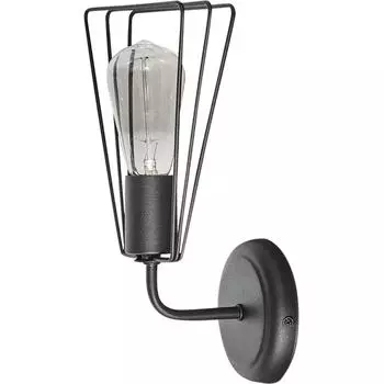 Настенный светильник бра Vitaluce Ферро 1 лампа 3м E27 цвет черный матовый