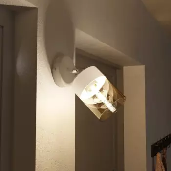 Настенный светильник Inspire Amber 1xE27 46 Вт цвет белый